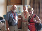 Con el Nobel Michel Mayor y su mujer, es Starmus.
